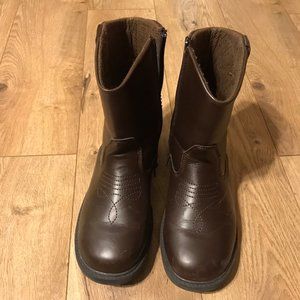 Boys Brown Cowboy Boots Size 6